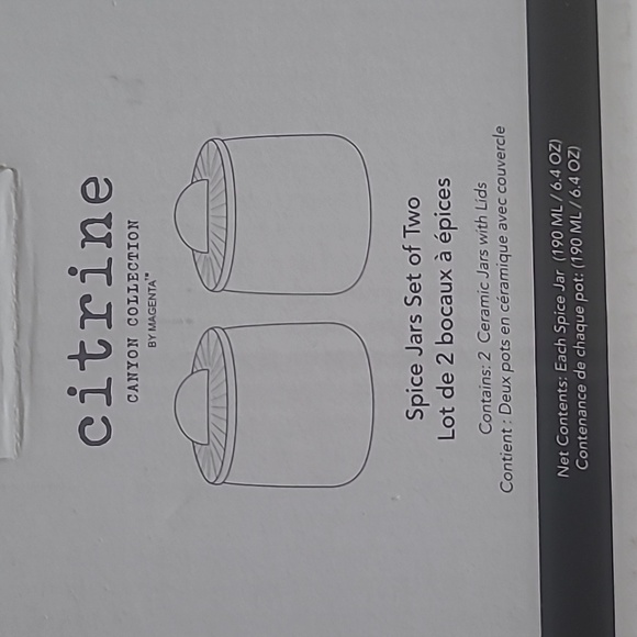 Citrine spice jars - Picture 4 of 4